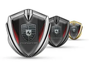 Porsche Badge Marca Auto Look Moderno Stile High-End